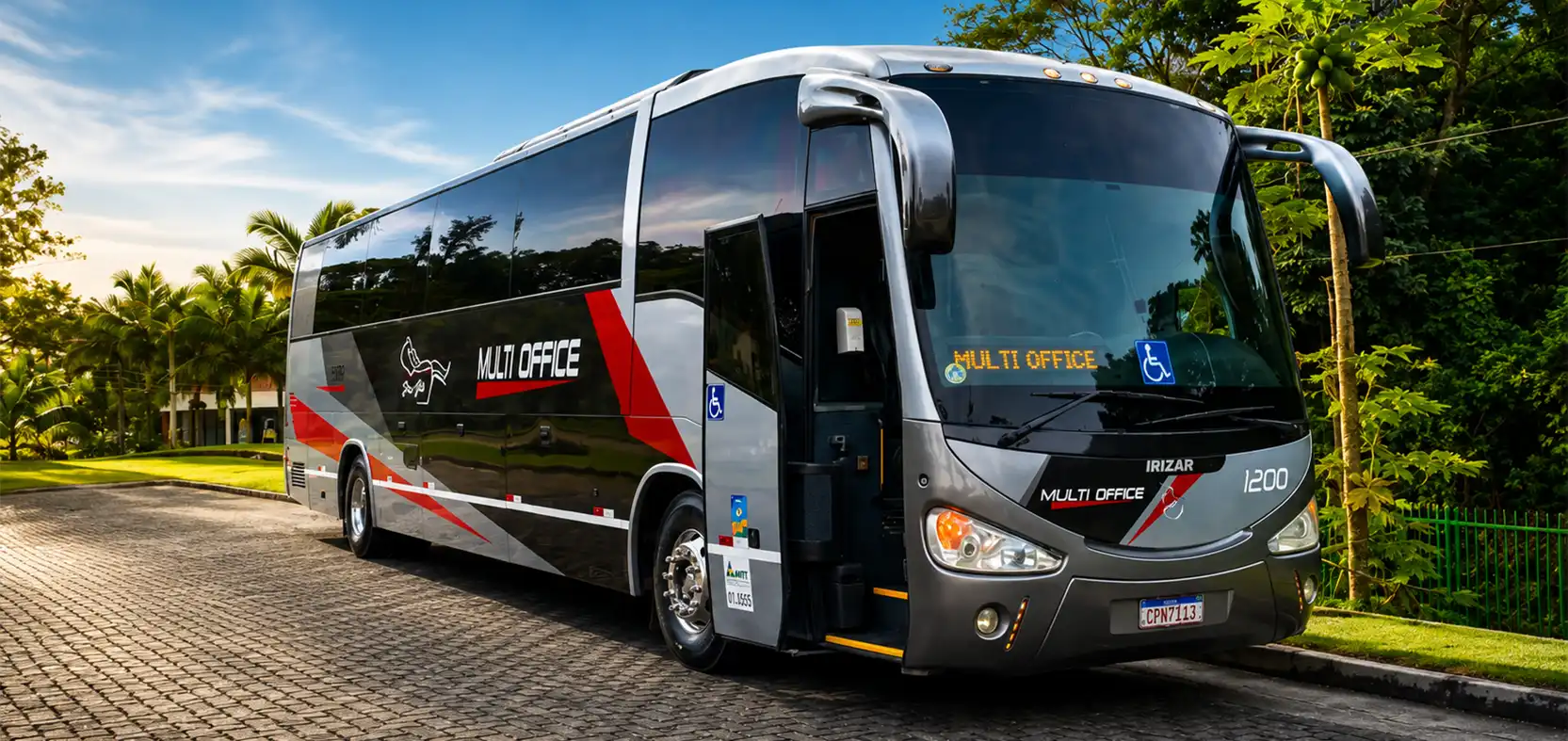 frota de onibus + micro onibus + transporte de passageiros + guarulhos + sp + multi office tur